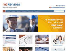 Tablet Screenshot of mckenziesgroup.com